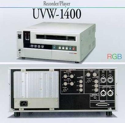 Sony UVW-1400 Beta Recorder/Player