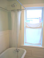 tub and window