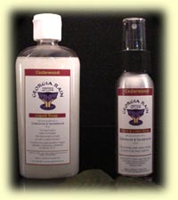 cedarwood soap and spray