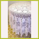 Snowflake Heavy Crochet Lace Tablecloths Style #YX96-25B