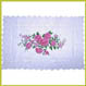 Printed Floral Lace Vinyl Runners Design #4