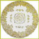 Gold Vinyl Doily