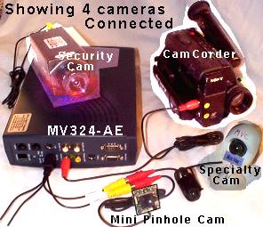 View with 4 cams 