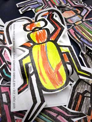 sculpture du projet invasion / 3D insect drawing from the INVASION Project