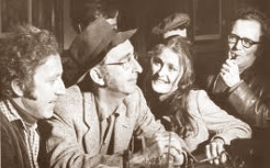 Gene Wilder, David Kelly, Margot Kidder and Tony Doyle in Quackser Has A Cousin In The Bronx
