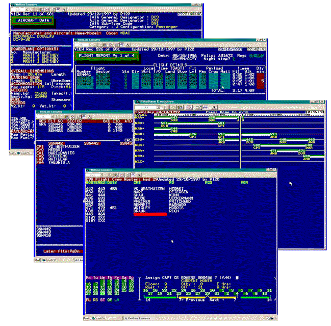 Example Flight Operations Screens