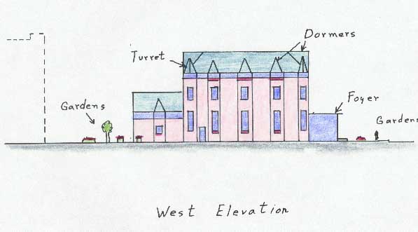 West elevation
