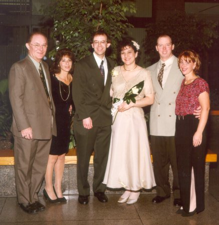 Paul & Debbie Harris, Michael, Bev, and Tim & Melissa Strangway