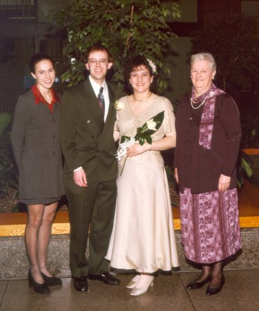 Jennifer Vallée, Michael, Bev, and Kathy Vallée