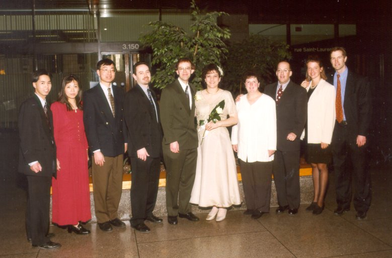 William & Wendy Hum, Warren Chan, Ken Craig, Michael, Bev, Rochelle & Ian Abugov, Jane Wheeler, and Jim Hughes