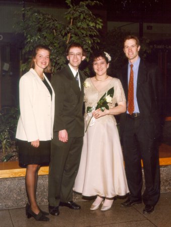 Jane Wheeler, Michael, Bev, and Jim Hughes
