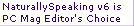NaturallySpeaking v6 is
PC Mag Editor's Choice