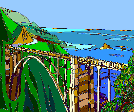bridge in Big Sur