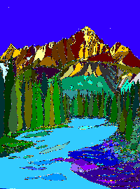 Mountain scene