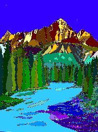 Mountain scenery