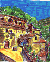 [Village in Assisi, italy]