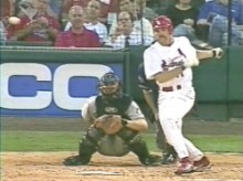 Pat gets a hit