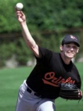Pat at the O's spring training camp