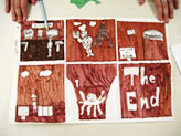 Drawing with simple shapes makes storyboards easy to read and understand.