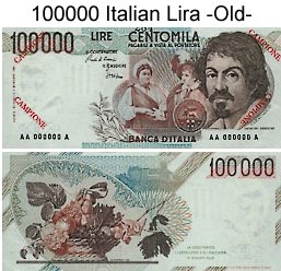 100 Mila Lire Vecchie