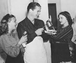 Young Hollywood, 1940: Bonita Granville and boyfriend Jackie Cooper, with pal Judy Garland