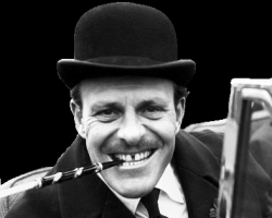 Terry-Thomas often sported a cigarette holder 