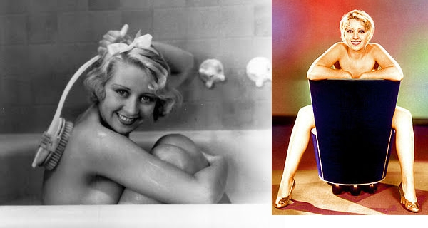 Joan Blondell as often seen in the pre-Code days: lots of cheerful next-to-nudity, impeccably photographed