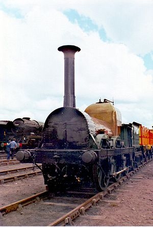 Liverpool and Manchester Railway: LMR 57 Lion Star of the 1953 film The Titfield Thunderbolt, it has also appeared in several others.