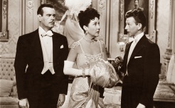 Billy DeWolfe, Ethel Merman and Donald O'Connor in Call Me Madam.