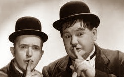 Stan Laurel and Oliver Hardy