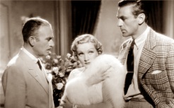 John Halliday, Marlene Dietrich and Gary Cooper in Desire.