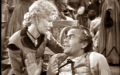 Penny Singleton and Glenn Ford in " Go West, Young Lady"