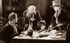 Taylor Graves, Jackie Coogan, Lon Chaney and Edouard Trebaol in Oliver Twist