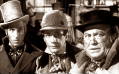 James Hayter, James Donald and Donald Wolfit in The Pickwick Papers 