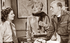 Janet Brown, Alastair Sim and Martita Hunt in Folly To Be Wise.