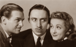 Douglas Fairbanks Jr., Mischa Auer, and Danielle Darrieux in The Rage Of Paris.