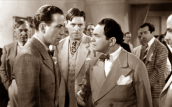 Humphrey Bogart and Edward G. Robinson in "Kid Galahad"