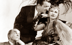 Victor Moore, Mae West and William Gaxton in "The Heats On"